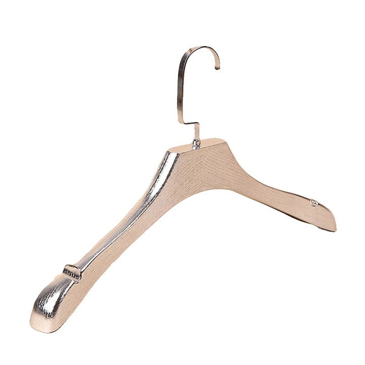 Vállfa szett, 5 db-os, csúszásgátló kialakítás, strapabíró anyag, ezüst