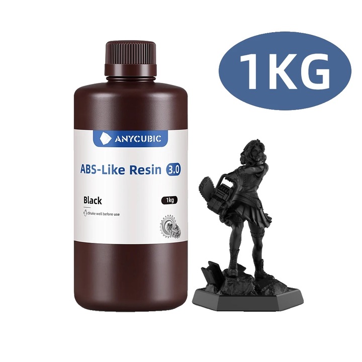 Rasina 3D, 1000 ml, nagy ellenállás, minimális szag, fekete