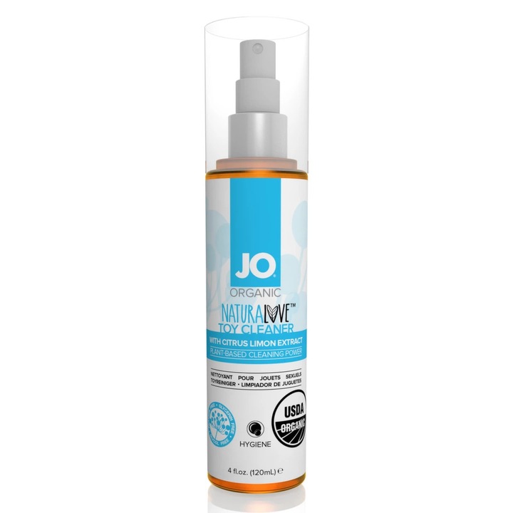 Spray de curatare System Jo Organic NaturaLove 120ml, organic, fara parfum, cu atomizor