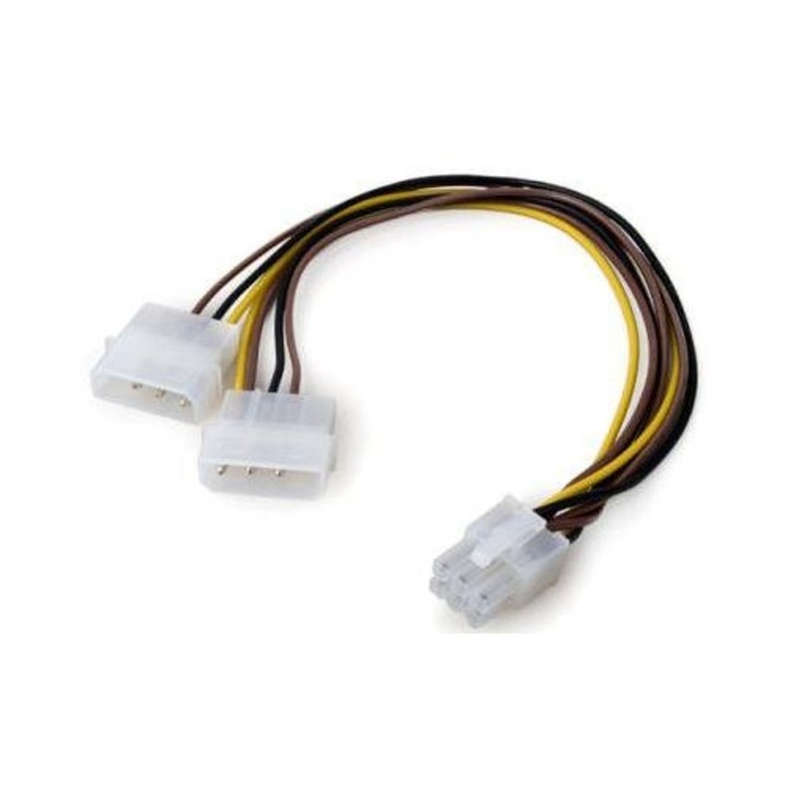 Adaptor VCom 2xMolex la 6pin PCI-E VGA - CE313-0.15m