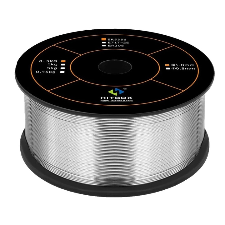 Sarma de sudura, 1.0 mm, 0.5kg, aliaj de aluminiu