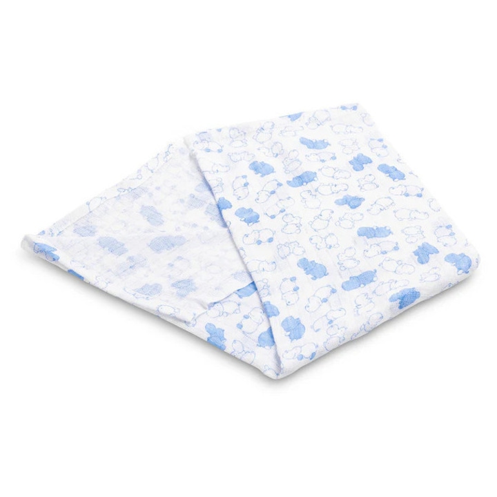 Scutec muselină Sensillo, 60x80cm, verde, scutece tradiționale din bumbac, absorbante