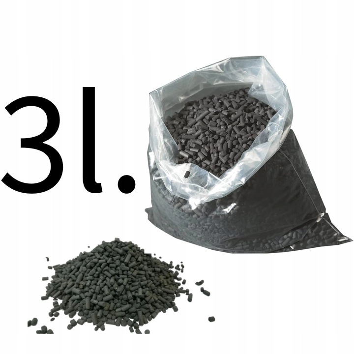 Cartus filtru carbune activ TD Stones 3 L, granulat, pentru filtre interioare si exterioare, clarificare apa