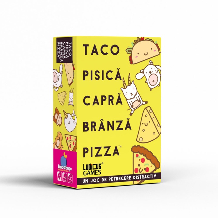 Joc Taco Pisica Capra Branza Pizza, 2-8 jucatori, +8 ani, lb. romana