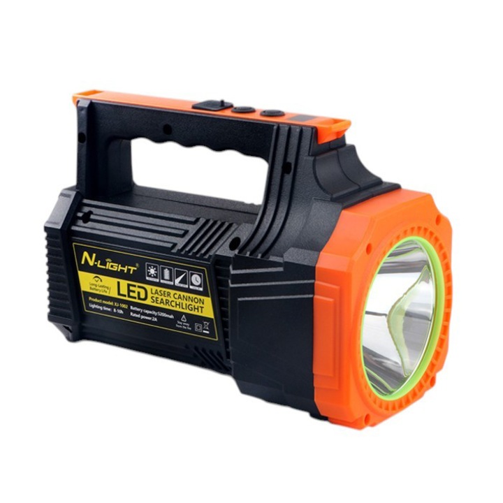 Фенер GMAX с USB Type-C, 3 режима, LED светлина, акумулаторна 5200mAh