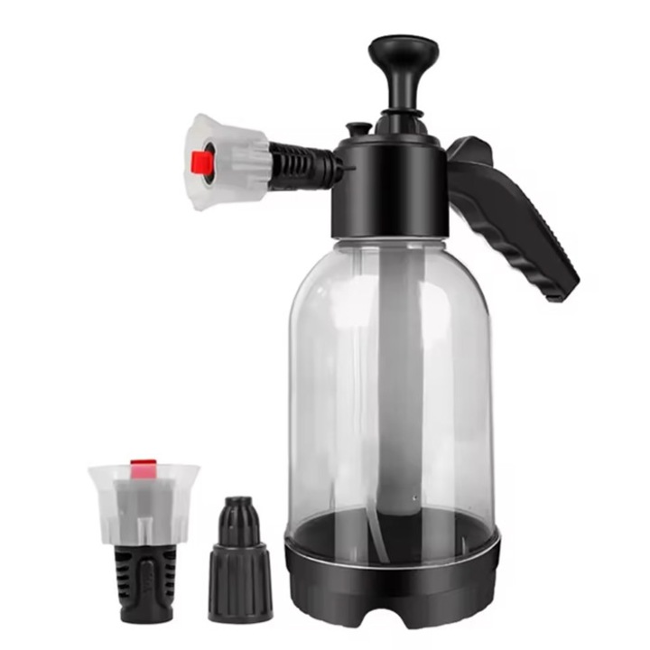 Градинска пръскачка с помпа GMAX, 2 литра, регулируема дюза, прозрачен, 135x350mm