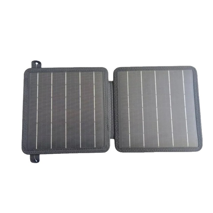 Panou solar portabil, 10W, dimensiuni 39x19cm, flexibil, utilizare versatila