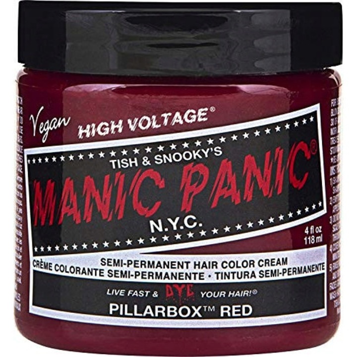 Toner pentru păr, Manic Panic, Pillarbox, roșu, 118 ml