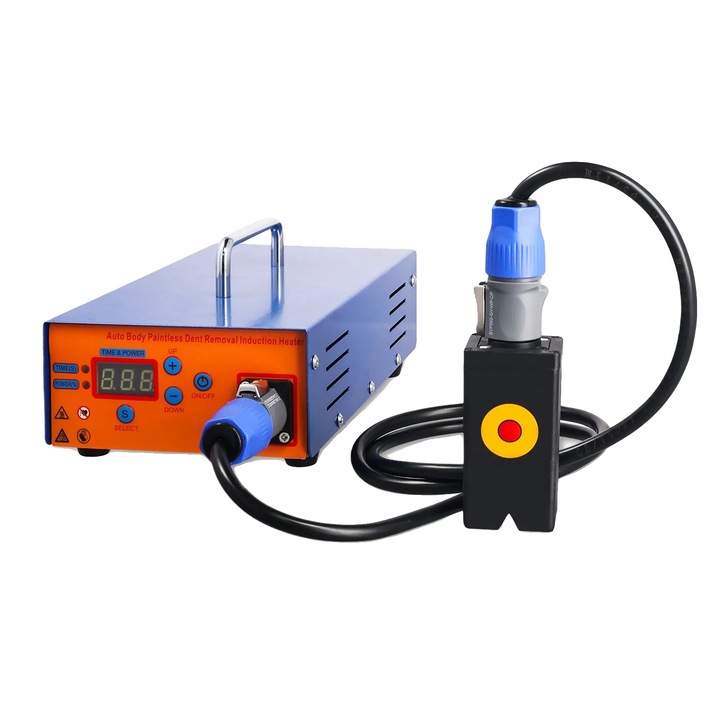 Incalzitor cu inductie magnetica, indepartare eficienta a denivelarilor, control putere ajustabil, design portabil, priza EU