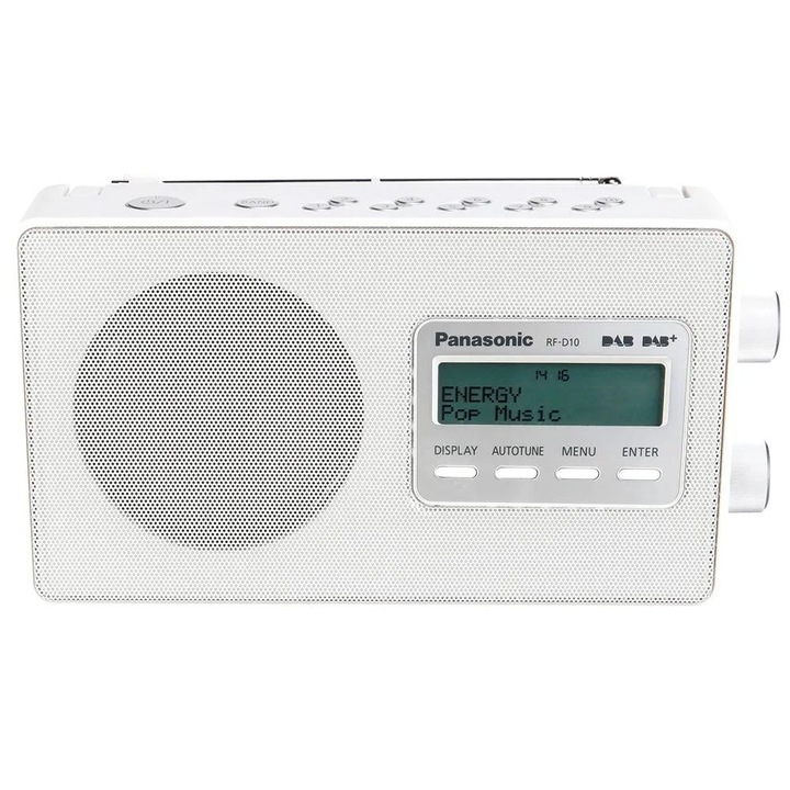 Radio digital DAB/DAB+ Panasonic RF-D10EG-W alb