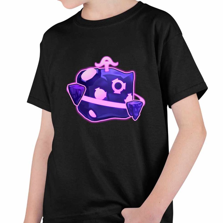 Tricou Copii Baieti Blox Fruits Gravity Fruit Roblox Fructe, Fekete