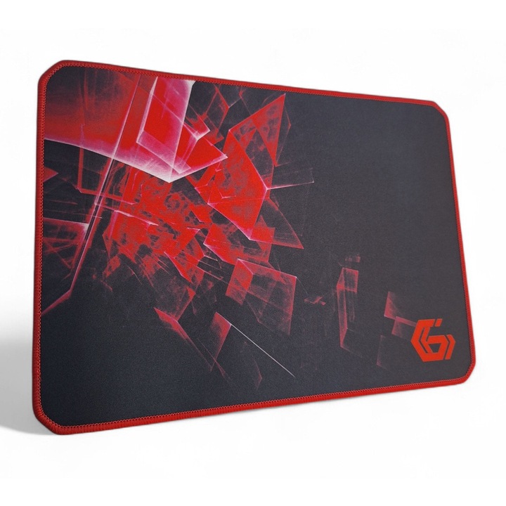 Mousepad Gaming, GEMBIRD, multicolor, margini cusute, 3mm grosime, 250mm x 350mm, baza cauciucata si invelis impermeabil