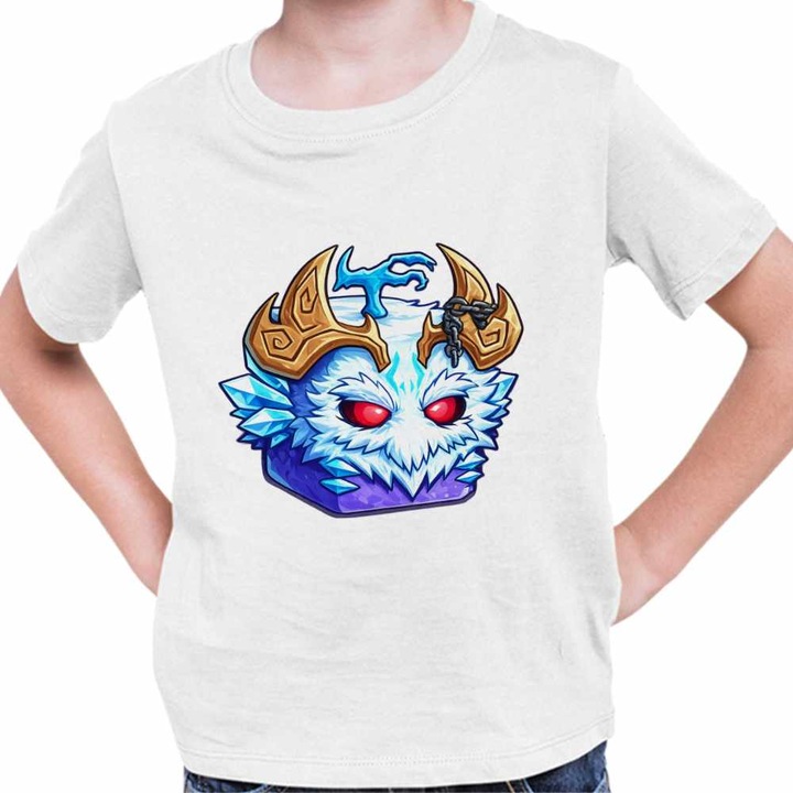 Tricou Copii Baieti Blox Fruits Yeti Fruit Roblox Fructe, Fehér