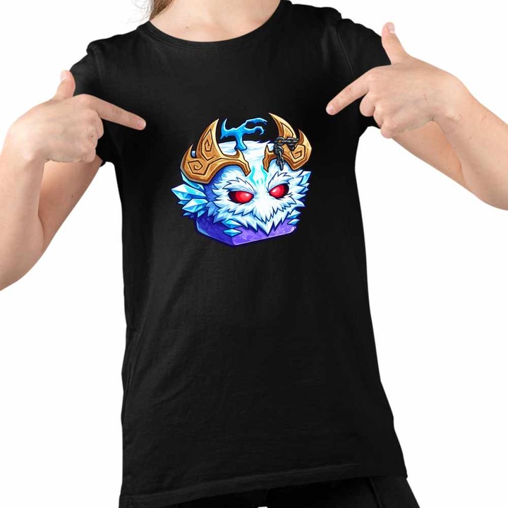 Tricou Copii Fete Blox Fruits Yeti Fruit Roblox Fructe, Fekete