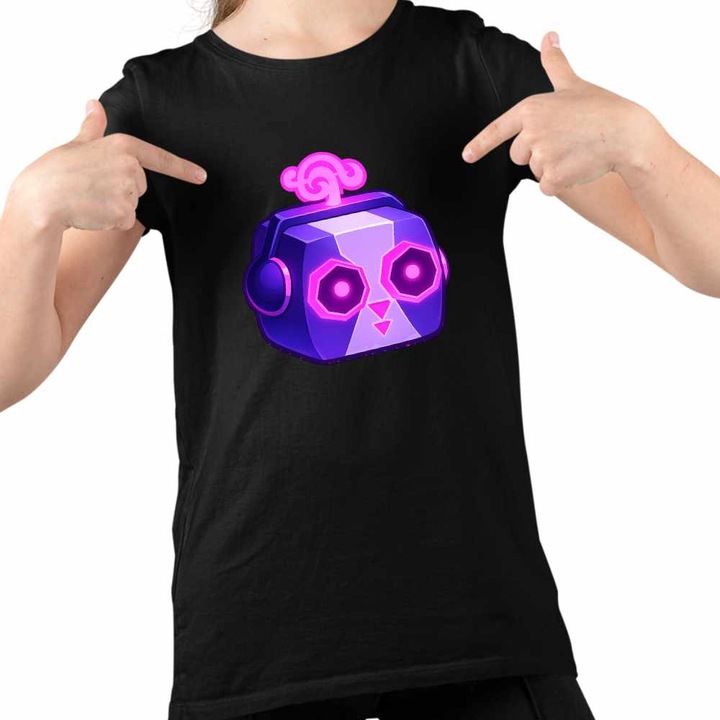 Tricou Copii Fete Blox Fruits Sound Fruit Roblox Fructe, Fekete