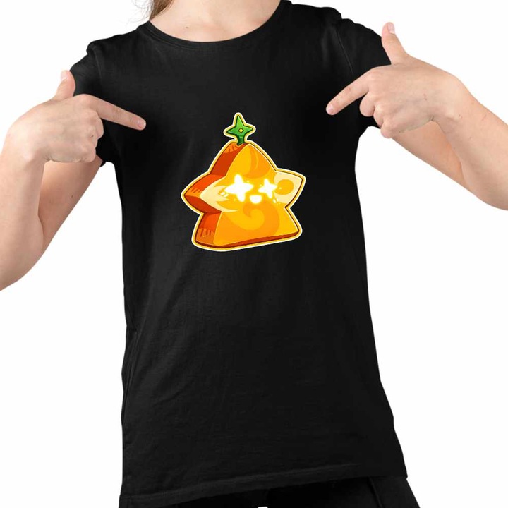 Tricou Copii Fete Blox Fruits Light Fruit Roblox Fructe, Fekete