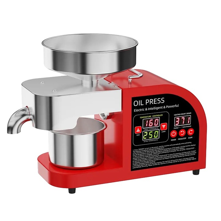 Storcator de ulei X6, eficienta ridicata, design compact, inox, 220V, 180W