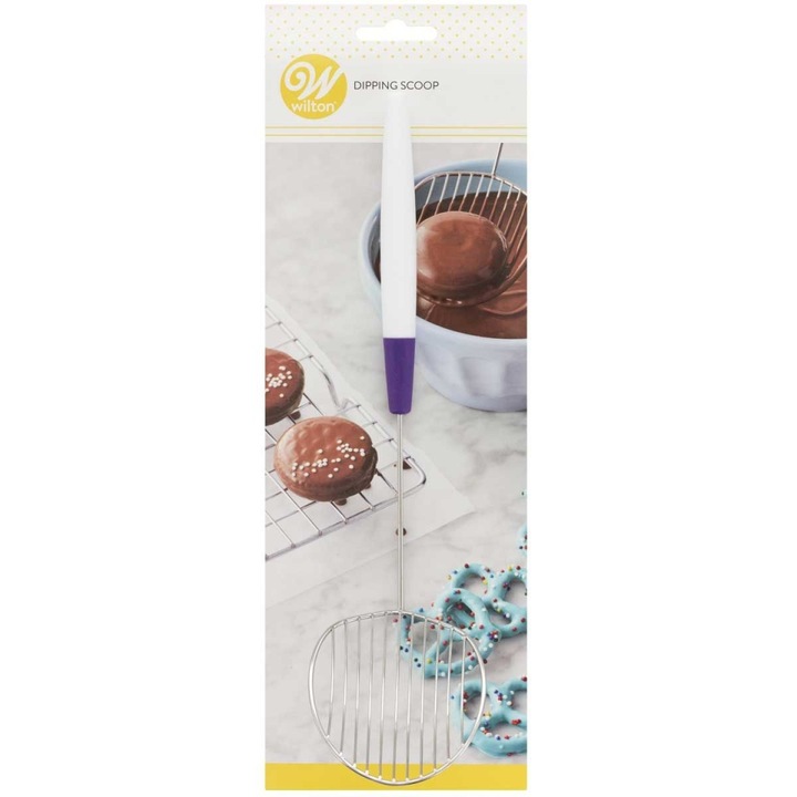 Wilton csokoládémártó kanál, rozsdamentes acél, 25,4×5 cm