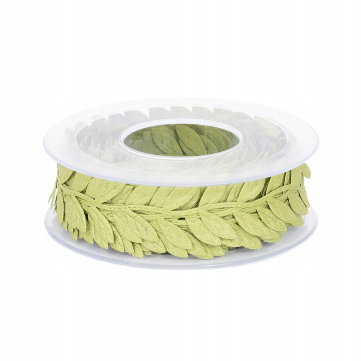 Banda cu frunze, DIYQueen, 15m, verde, decor boho