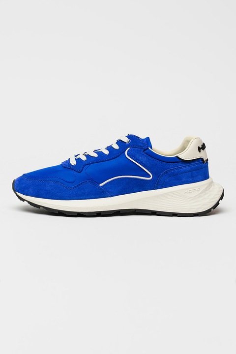 Hoff, City Mkii nyersbőr sneaker textilrészletekkel, Királykék