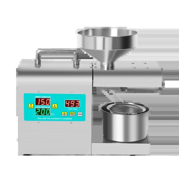 Storcator de ulei, RG312, display digital, control temperatura, inox, compact