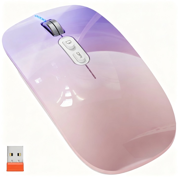 Mouse Hama Wireless Optic Cu 6 Butoane Mw-500 Recharge, Ergonomic, Verde