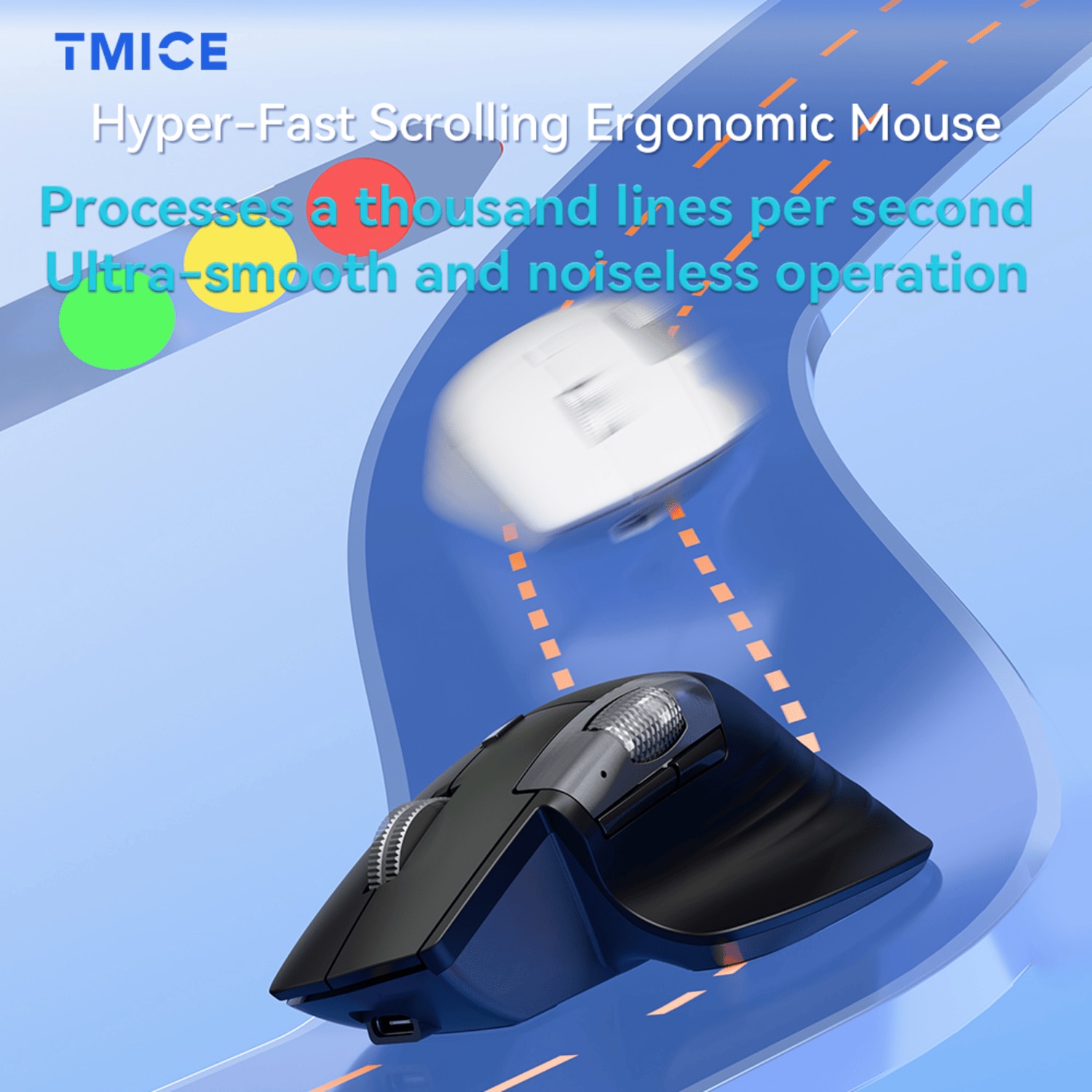 Me Mouse Mouse Ergonomic Vertical ZYNERA™, Wireless - Bluetooth - 2.4G ...