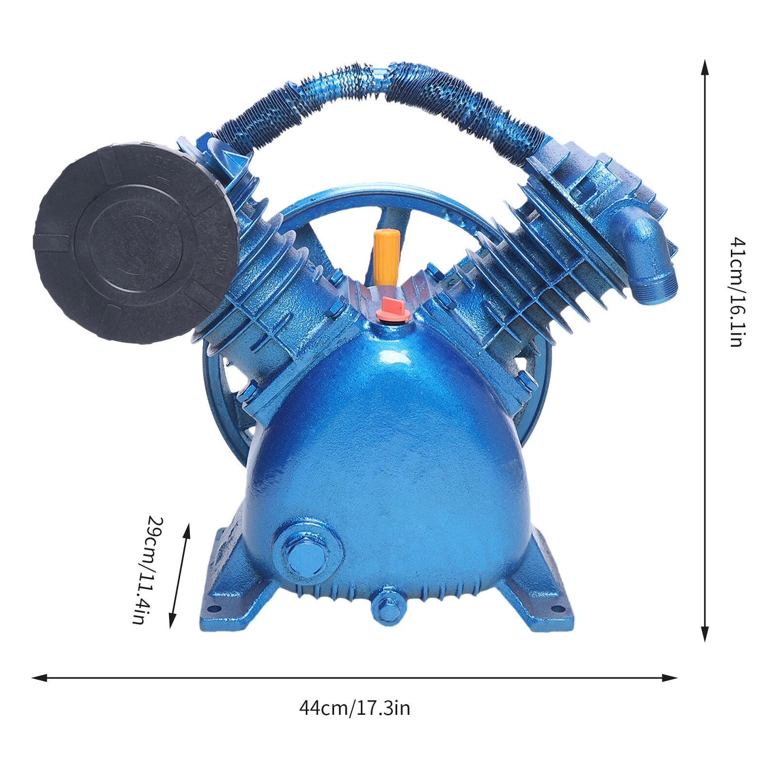 Neumatica Compresor Compresor pneumatic, eficienta ridicata, design durabil, albastru, 4 kW ...