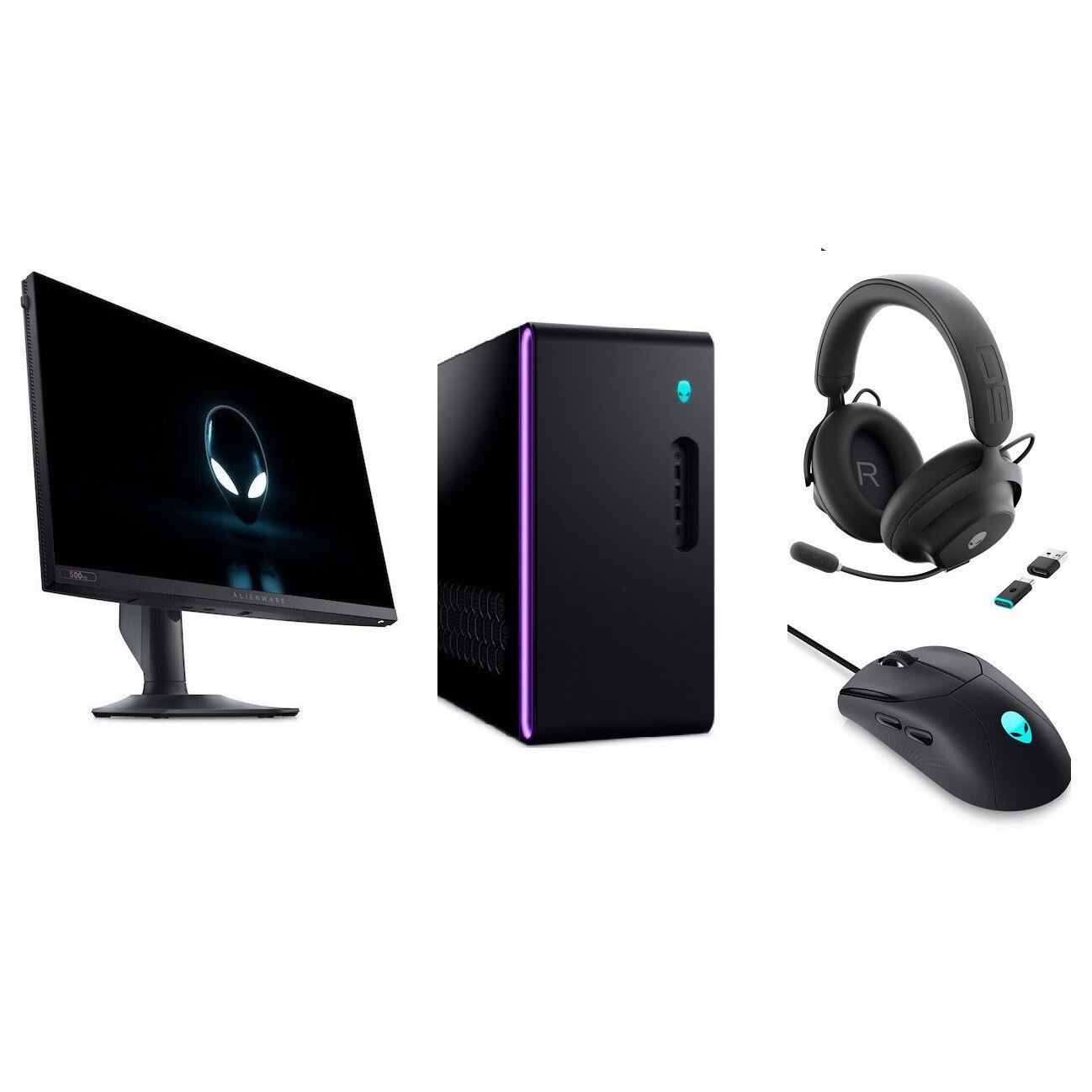 Set Gaming Dell Alienware, Desktop Aurora ACT1250 Intel Core Ultra 7 ...
