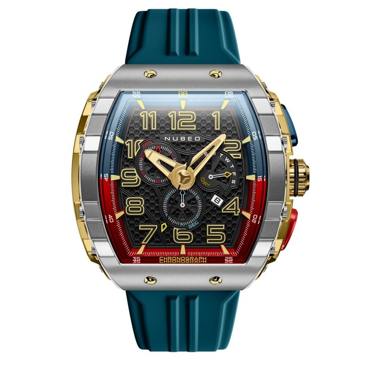 Nubeo - NB-6088-04 - Armbanduhr - Herren - Quarz - Magellan Retrograde