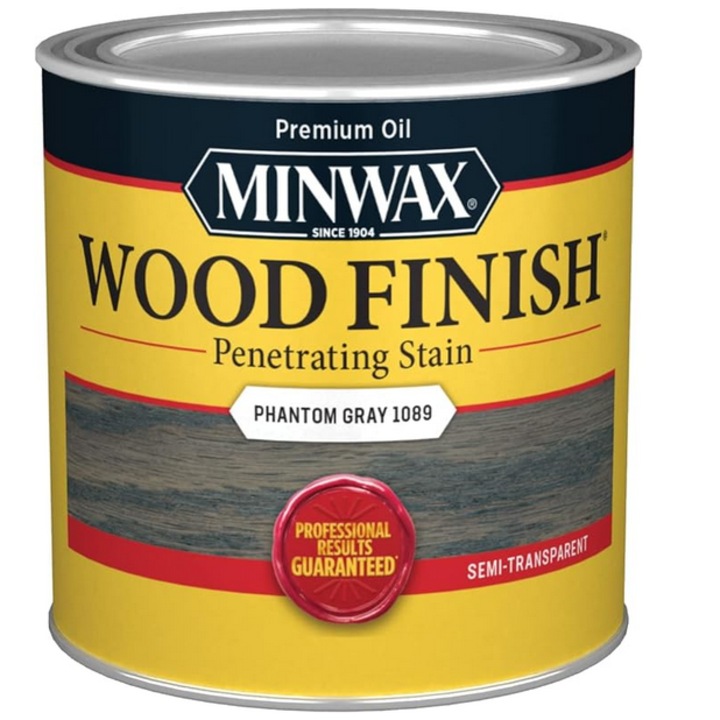 Pata de ulei pentru lemn Minwax Wood Finish 236ml, Phantom Gray