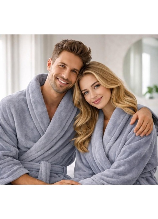 Халат за баня, Сив