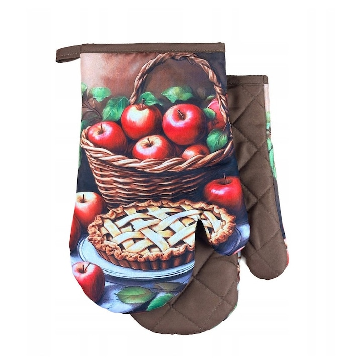 EUROMAT konyhai kesztyű szett, 16x27cm, mágneses, többféle minta és szín