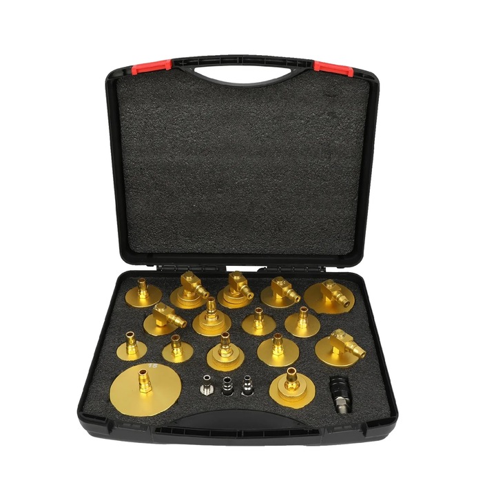 Schimbator de lichid de frana, 17 adaptoare, plastic de calitate, design prietenos utilizatorului