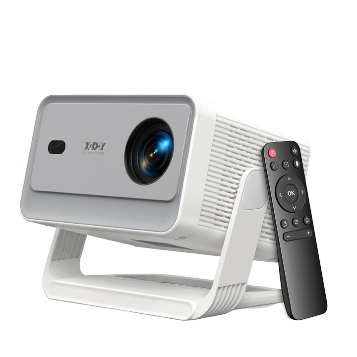 Videoproiector Gimbal A6 Pro, 1080P, WiFi 6, 1400 ANSI Lumens, 1.4kg