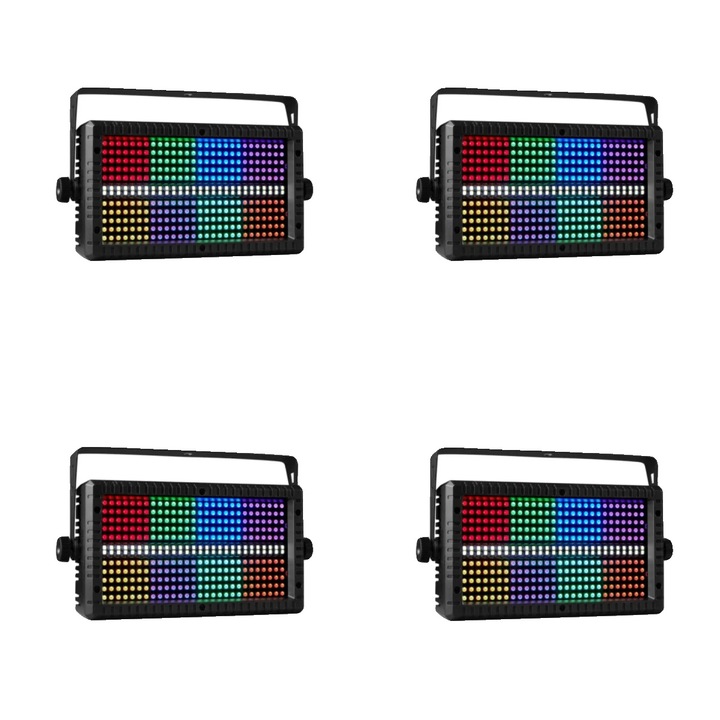 Echipament de iluminat, efecte de scena, control DMX, viteze variabile de stroboscop, 25x13x7cm, multicolor