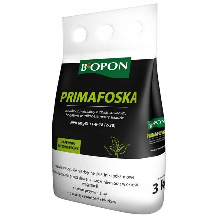 Ingrasamant universal Biopon 3 kg, pentru toate tipurile de plante, usor absorbit