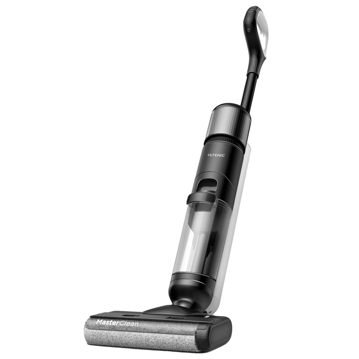 Aspirator umed-uscat, detectare inteligenta, auto-curatare, negru, 50 minute autonomie