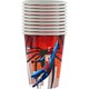 Set de ziua de naștere Spider-Man, 1 balon folie, 10 baloane latex, 10 farfurii, 10 pahare, 20 servetele, multicolor