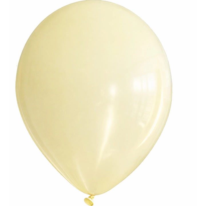 Baloane de cauciuc, Show, 30 cm, galben deschis, set 100 buc