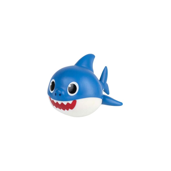 Figurina Mini Baby Shark - Tata Rekin, 9 cm, multicolor, pentru copii 18+ luni
