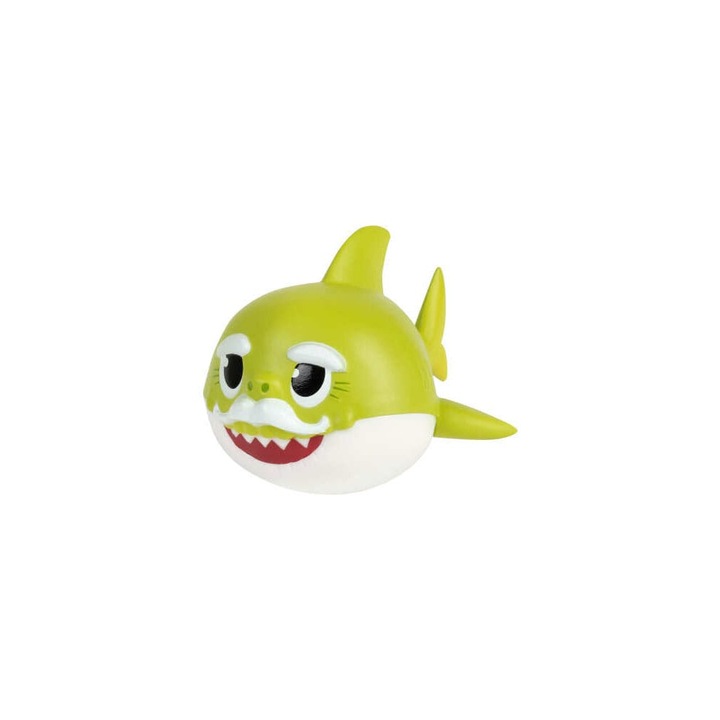 Figurina Mini Baby Shark - Dziadek Rekin, 9 cm, multicolor, pentru copii 18 luni+