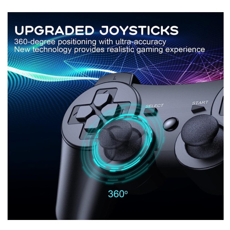 Set 2 Controller wireless, DUALSHOCK, pentru PlayStation 3, SR-77IT, HAPPY JOKER®