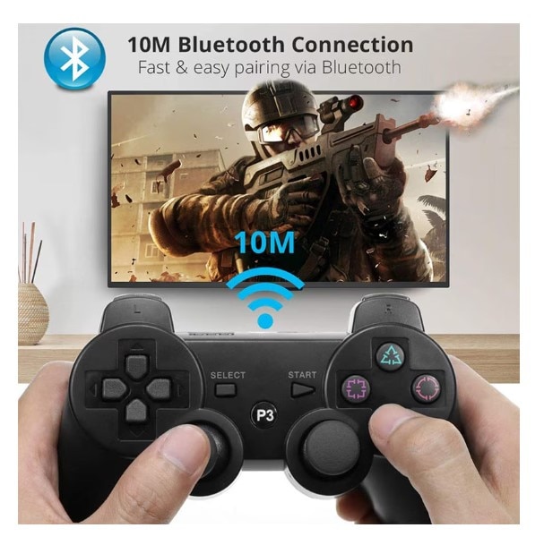 Set 2 Controller wireless, DUALSHOCK, pentru PlayStation 3, SR-77IT, HAPPY JOKER®