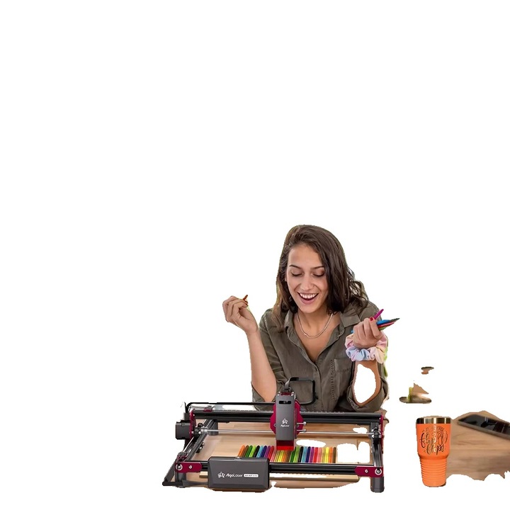 Lézergravírozó gép, ALDKMI-5BD, nagy pontosságú, WiFi csatlakozás, 315x300mm