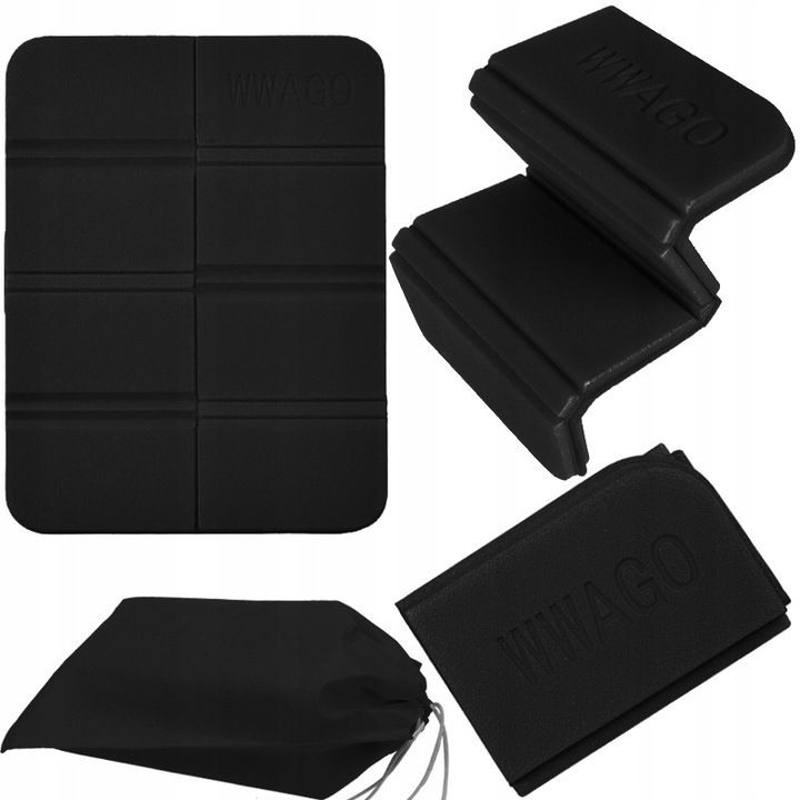 Saltea camping pliabila impermeabila WWAGO 38.5x27.5 cm, Masa de camping usoara cu husa