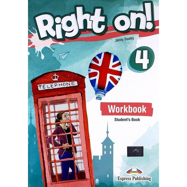Curs limba engleza Right on 4. Caietul elevului cu digibook app, Jenny Dooley