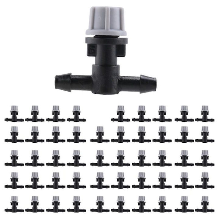 Aspersor de apa, 50 buc, sistem de irigatie, plastic, gri/ negru, 31x41mm