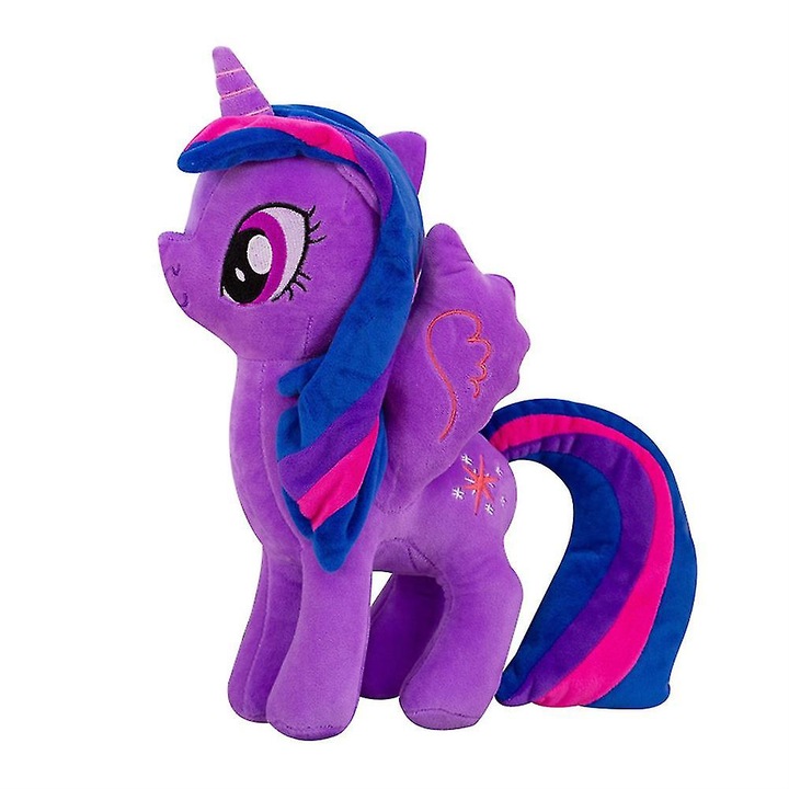 Jucarie de plus Twilight Sparkle, 40cm, multicolor, set 1 buc.