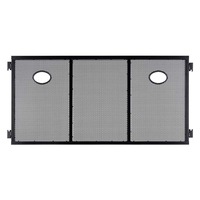 Stand DJ cu paravan si masa, STAND4ME, XL, metalic negru, 50,8x101,6cm, set complet